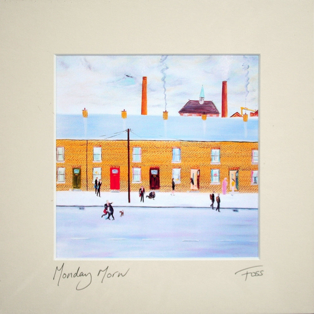 Monday Morn Unframed 15 x 15