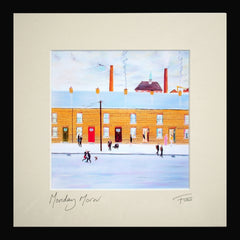 Monday Morn Framed 15 x 15