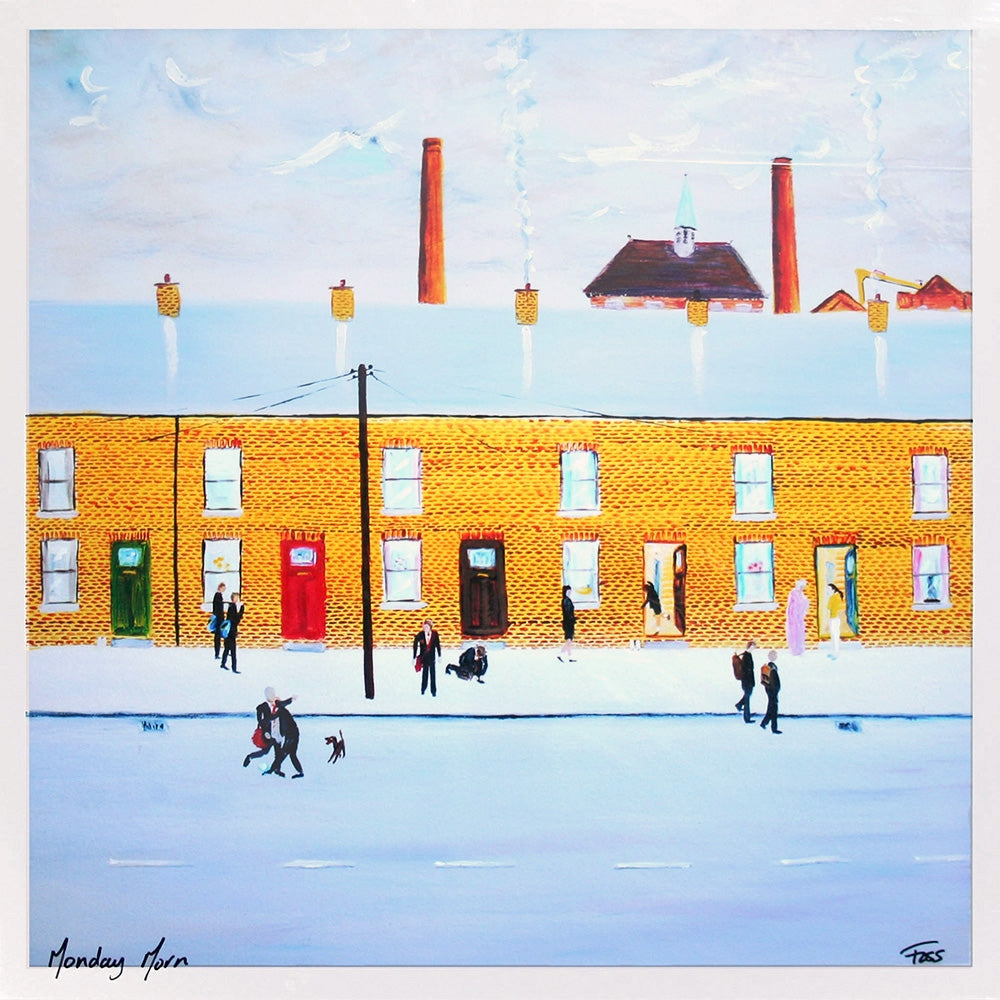 Monday Morn Framed 40 x 40