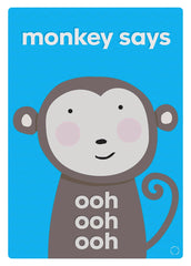 Monkey Says Unframed