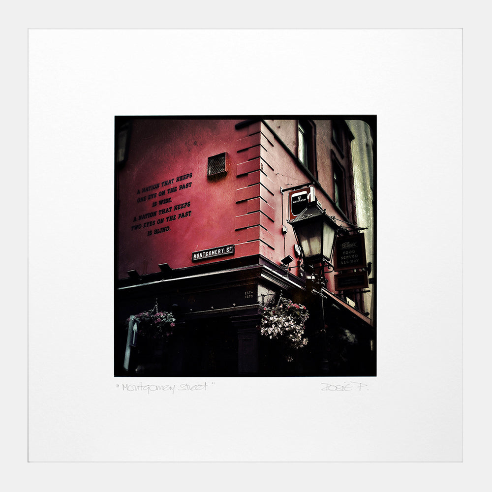 Belfast - Montgomery Street White Frame (No Mount)