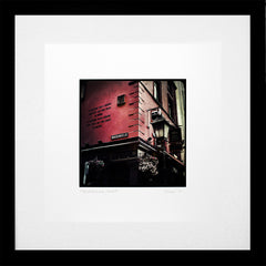 Belfast - Montgomery Street Black Frame (With Mount)