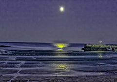 Moonlight At Ballywalter Unframed