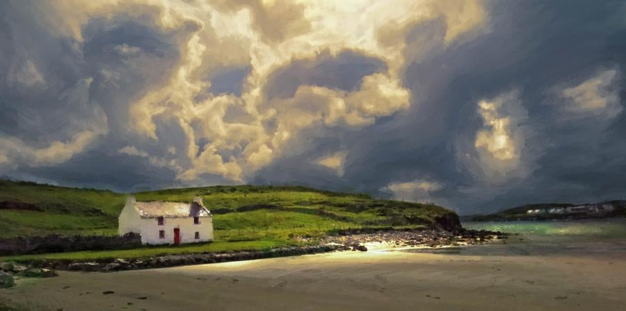 Co Donegal - Moonlight on Tra Beag Strand