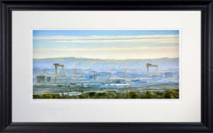 Belfast - Morning Mist Frame Black Moulded 71X45