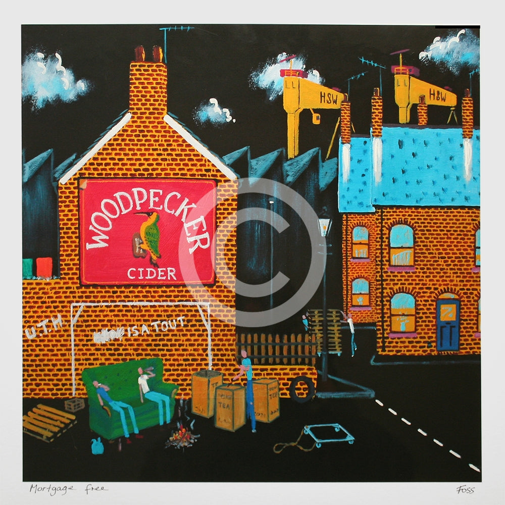 Print - Mortgage Free 40 x 40-Unframed