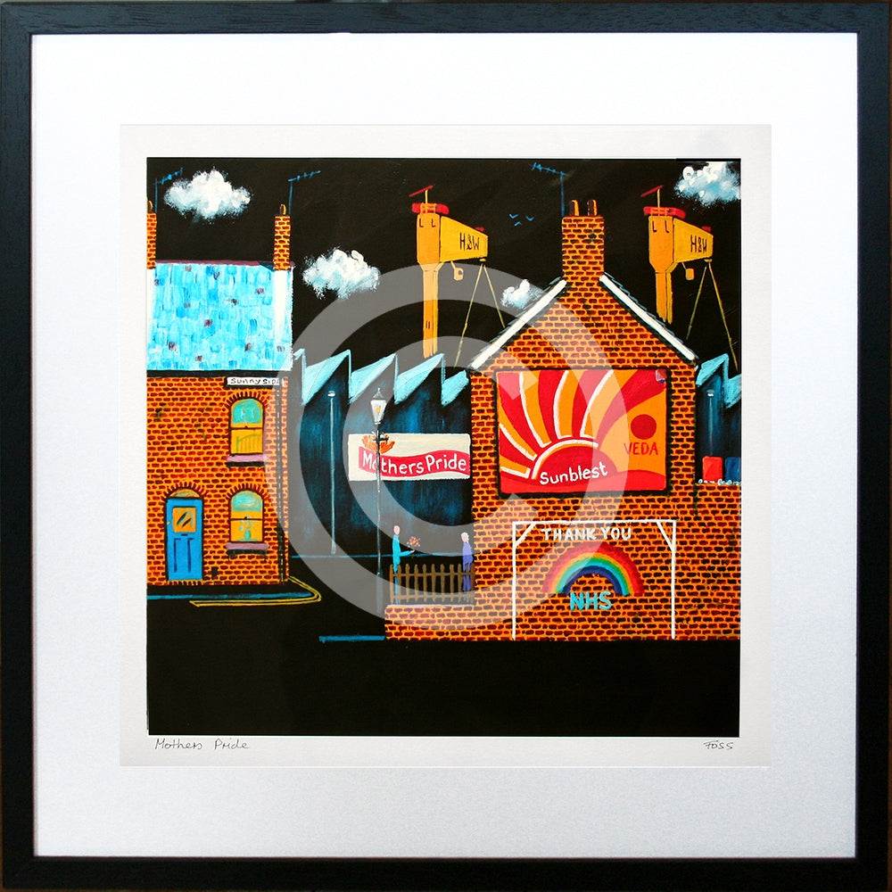 Print - Mother's Pride-40 x 40-Black Box Frame