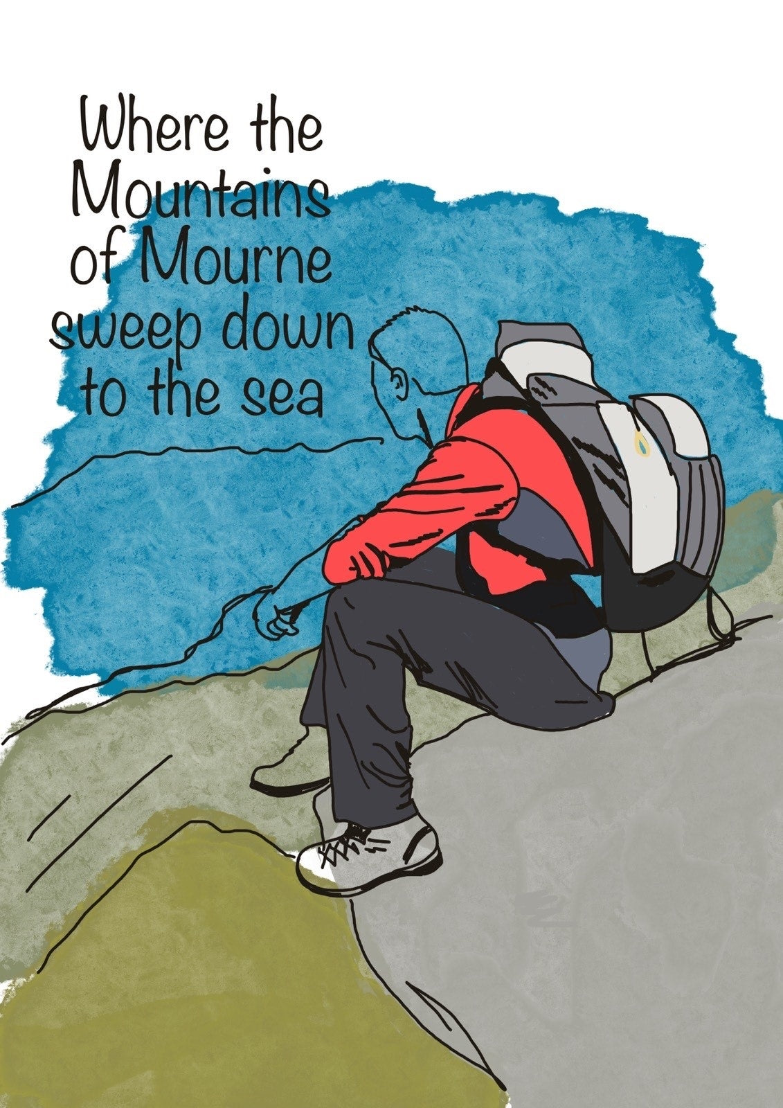 Mountain Climber Unframed