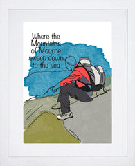 Mountain Climber White Frame