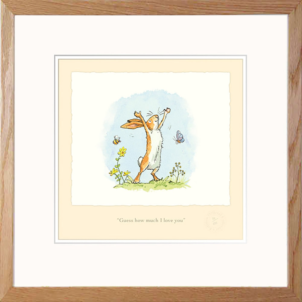 Print - Guess How Much I Love You AJ9354 Oak Frame