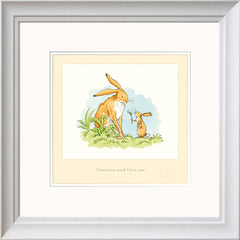 Print - Guess How Much I Love You AJ9353 White Frame