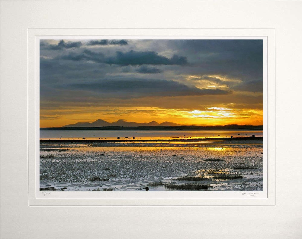 Co Down - Mourne Sunset from Greyabbey Unframed 60x47.5