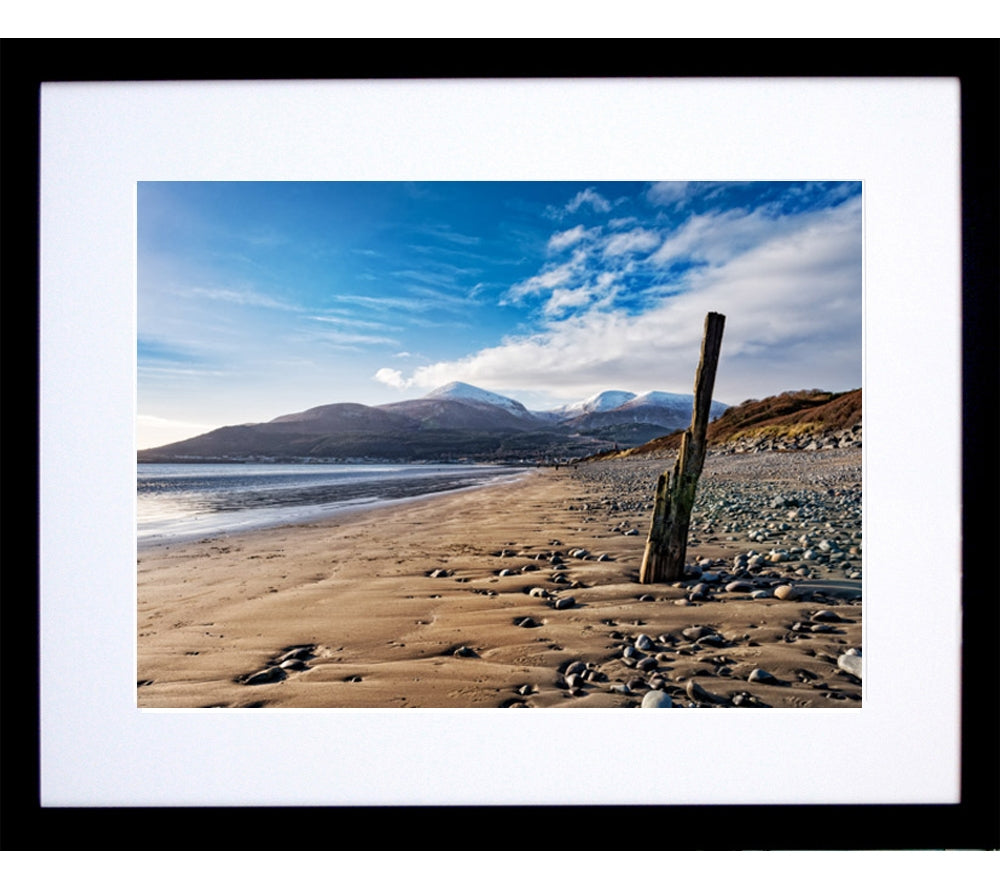 Mourne View From Murlough Black Frame
