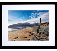 Mourne View From Murlough Black Frame
