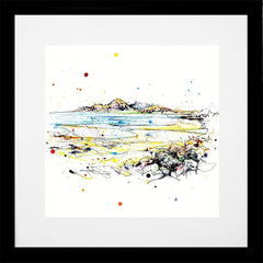 Print Open Edition Landscapes - The Mournes-30 x 30-Black Box Frame (With Mount)