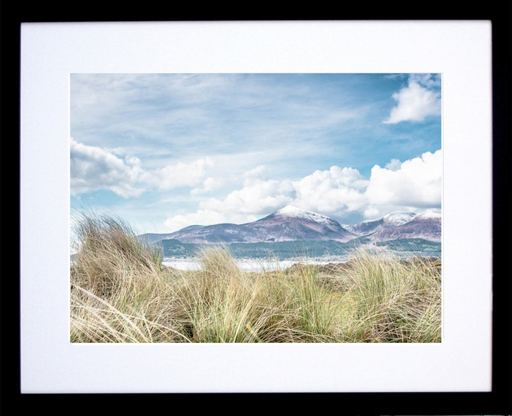 Mournes from Murlough Framed