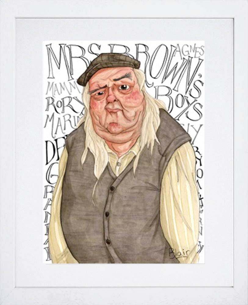 Mrs Brown's Boys - Grandad Frame White