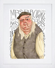 Mrs Brown's Boys - Grandad Frame White
