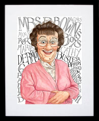Mrs Brown's Boys Mrs Brown Black Frame