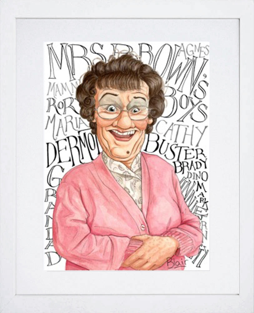 Mrs Brown's Boys - Mrs Brown Frame White