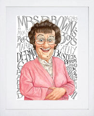 Mrs Brown's Boys - Mrs Brown Frame White