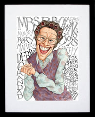 Mrs Brown's Boys Winnie Black Frame