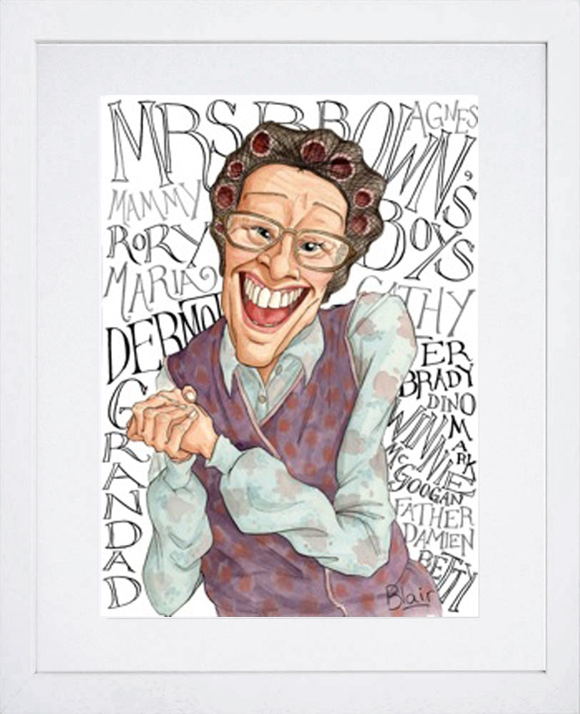 Mrs Brown's Boys - Mrs Brown Frame White
