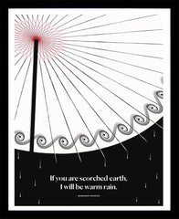 Murasaki Shikibu - Rain Black Box Frame