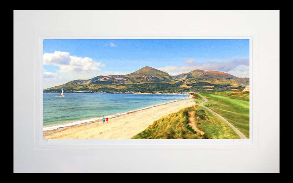 Co Down - Murlough Beach Newcastle-71 x 45-Flat Black Frame