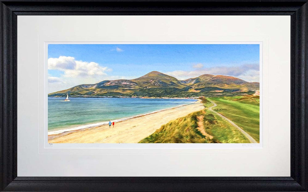 Co Down - Murlough Beach Newcastle-71 x 45-Black Scoop Frame