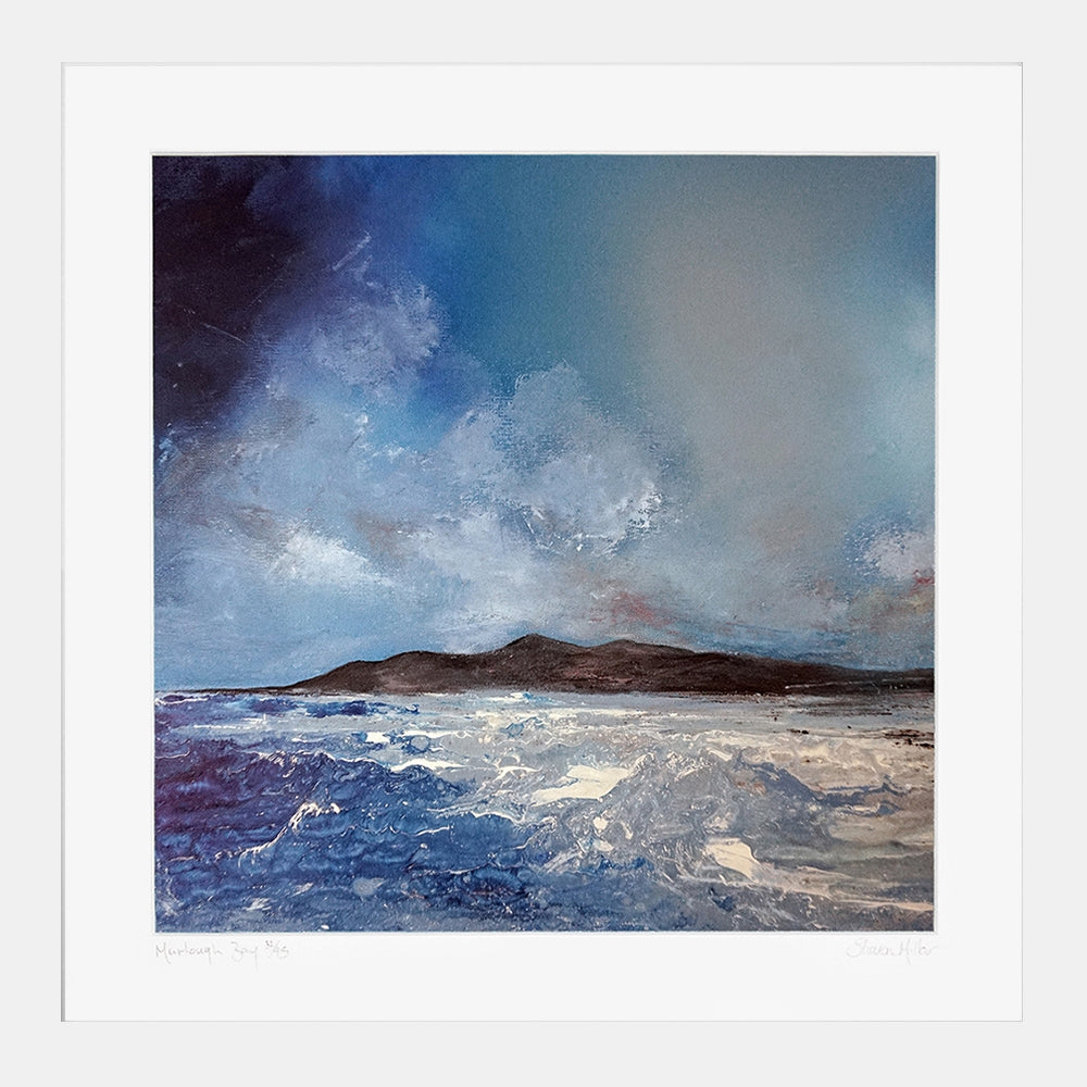 Print - Murlough Bay - White Box Frame