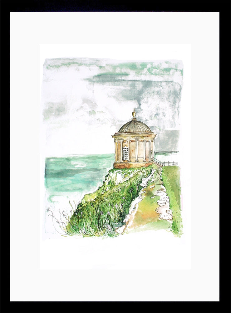 Co Derry - Mussenden Temple Black Frame