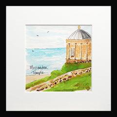 Mussenden Temple 1 Small Flat Black Frame