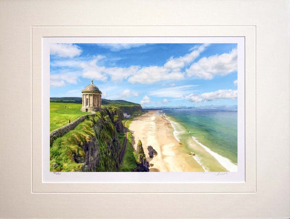 Co Derry - Mussenden Temple Unframed 40X30