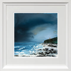 Print - Mussenden Temple Chunky White Frame