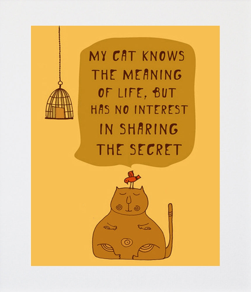 My Cat Unframed