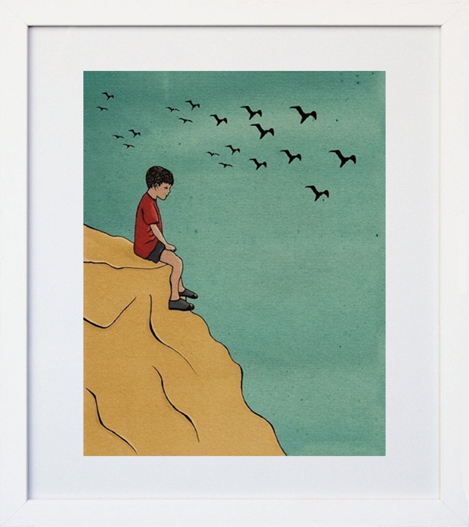 My Favourite Spot White Frame