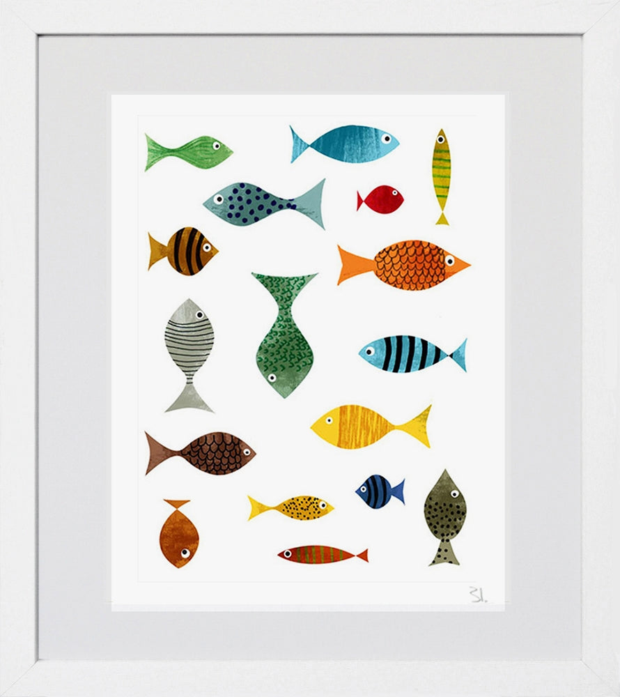 My Friends White Frame