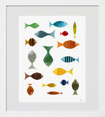 My Friends White Frame