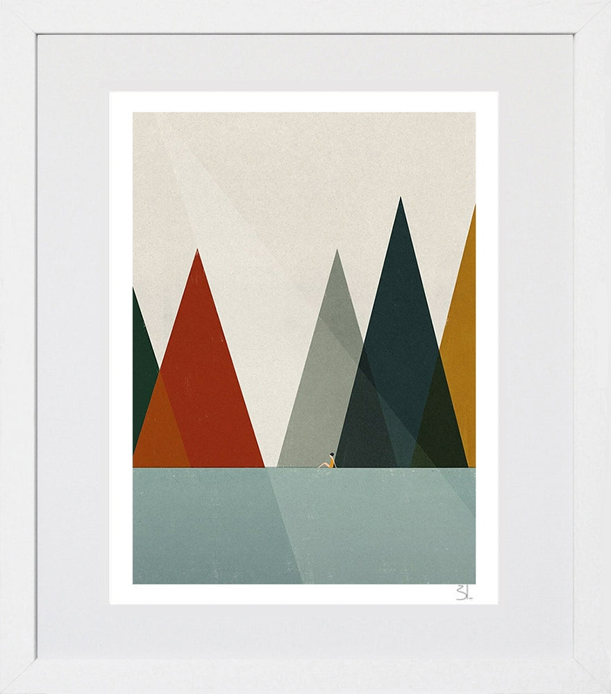 Nadadora 3-15.5 x 22-White Box Frame