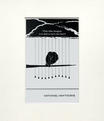 Postcard - Nathaniel Hawthorne - Unframed