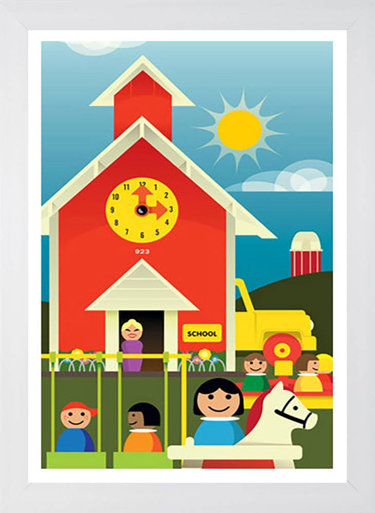 School House White Frame