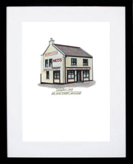 Pubs - Ned's Bar Black frame
