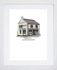 Pubs - Ned's Bar White Frame