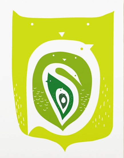 Nesting Birds Unframed