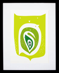 Nesting Birds Black Frame