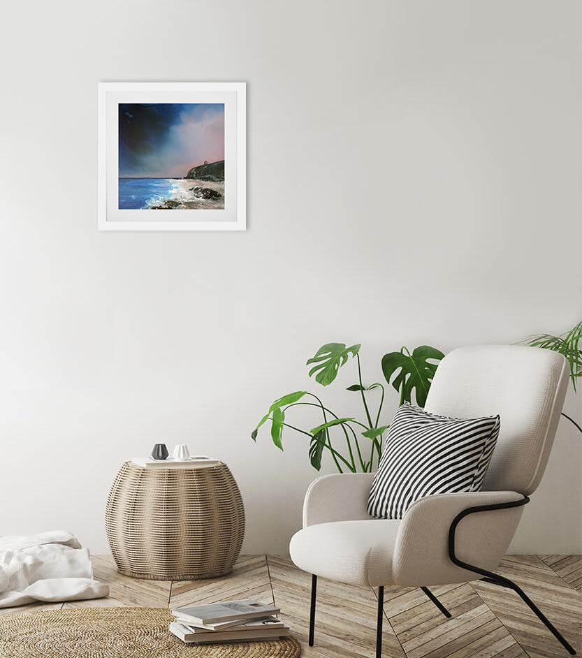 Print - Dusk Falls At Mussenden