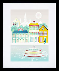 New Orleans Frame Black 18 x 25