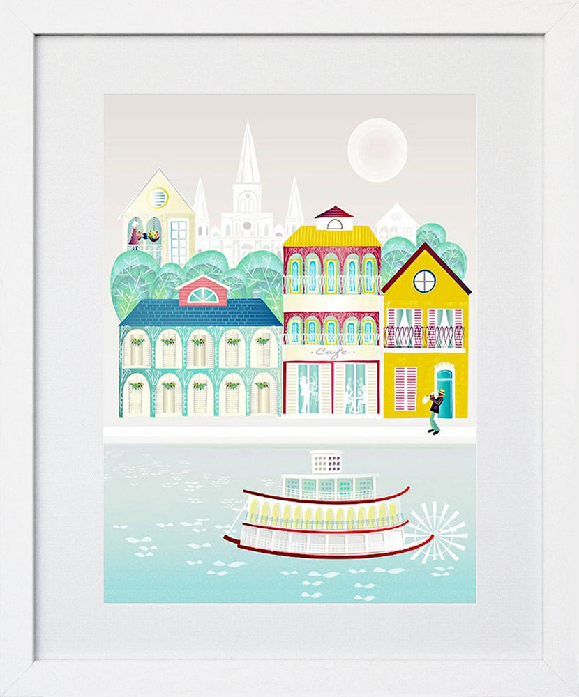 New Orleans Frame Black 18x25