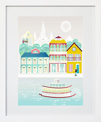 New Orleans Frame Black 18x25